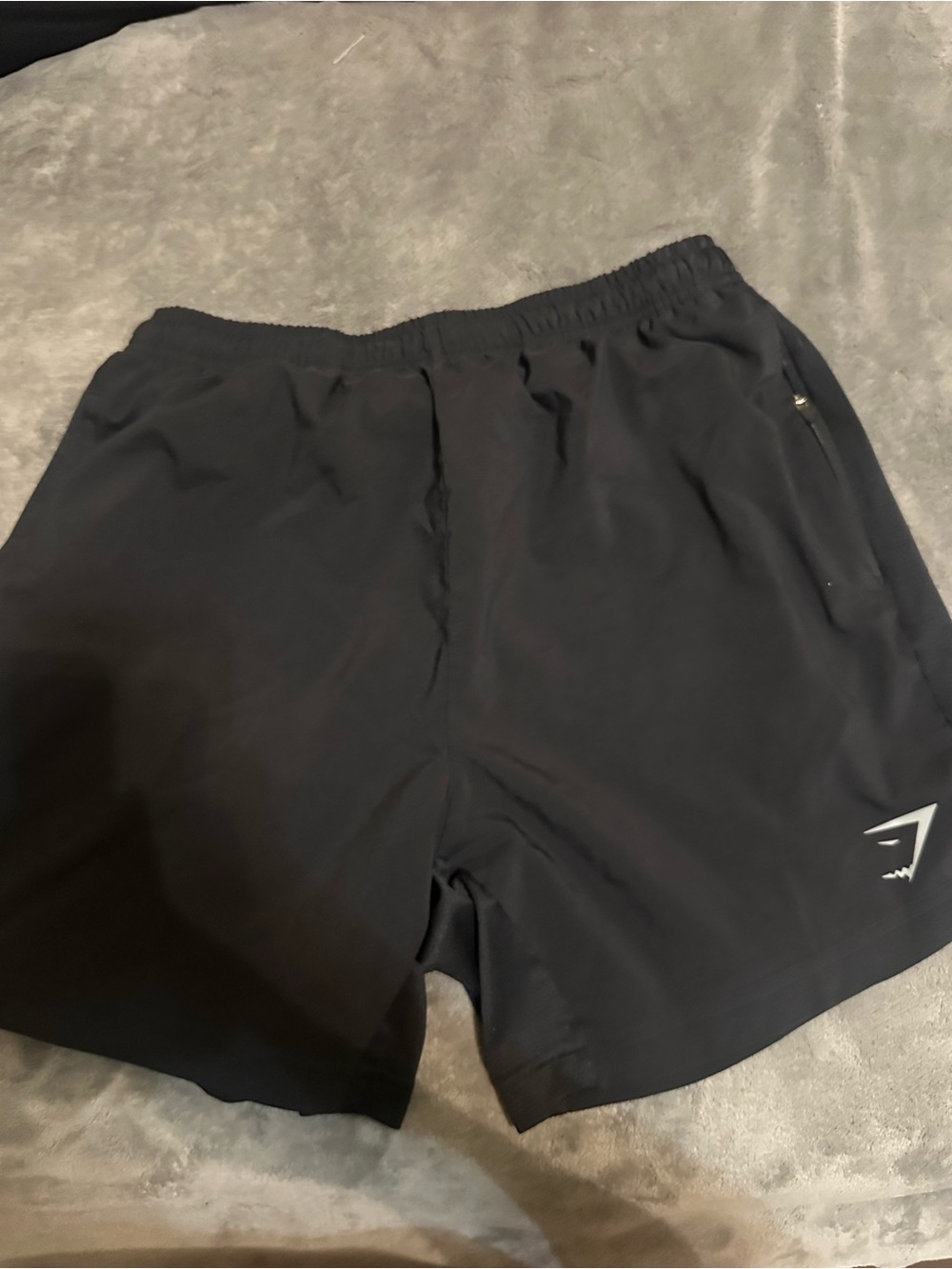 Gymshark Black Training Shorts with Elastic Waist